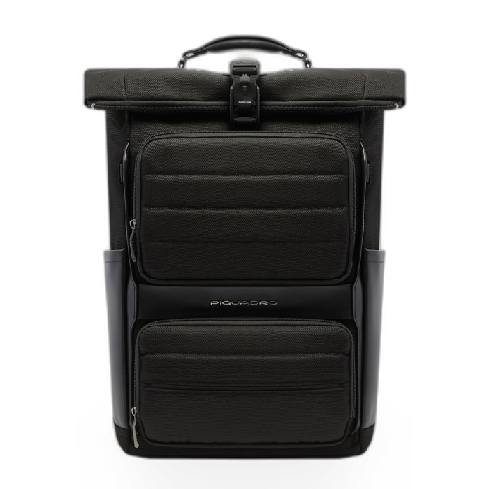 Piquadro Zaino roll-top da bici porta pc 15,6"