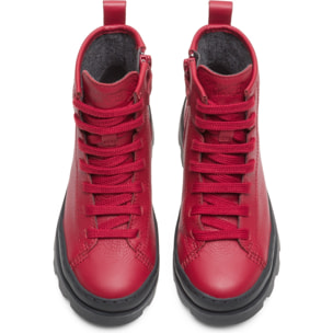 CAMPER Brutus Kids - Botines Infantil Unisex Rojo