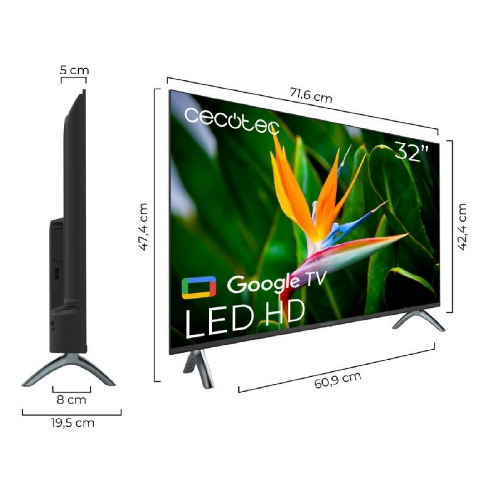 Cecotec Téléviseur LED A4 series ALH40032S