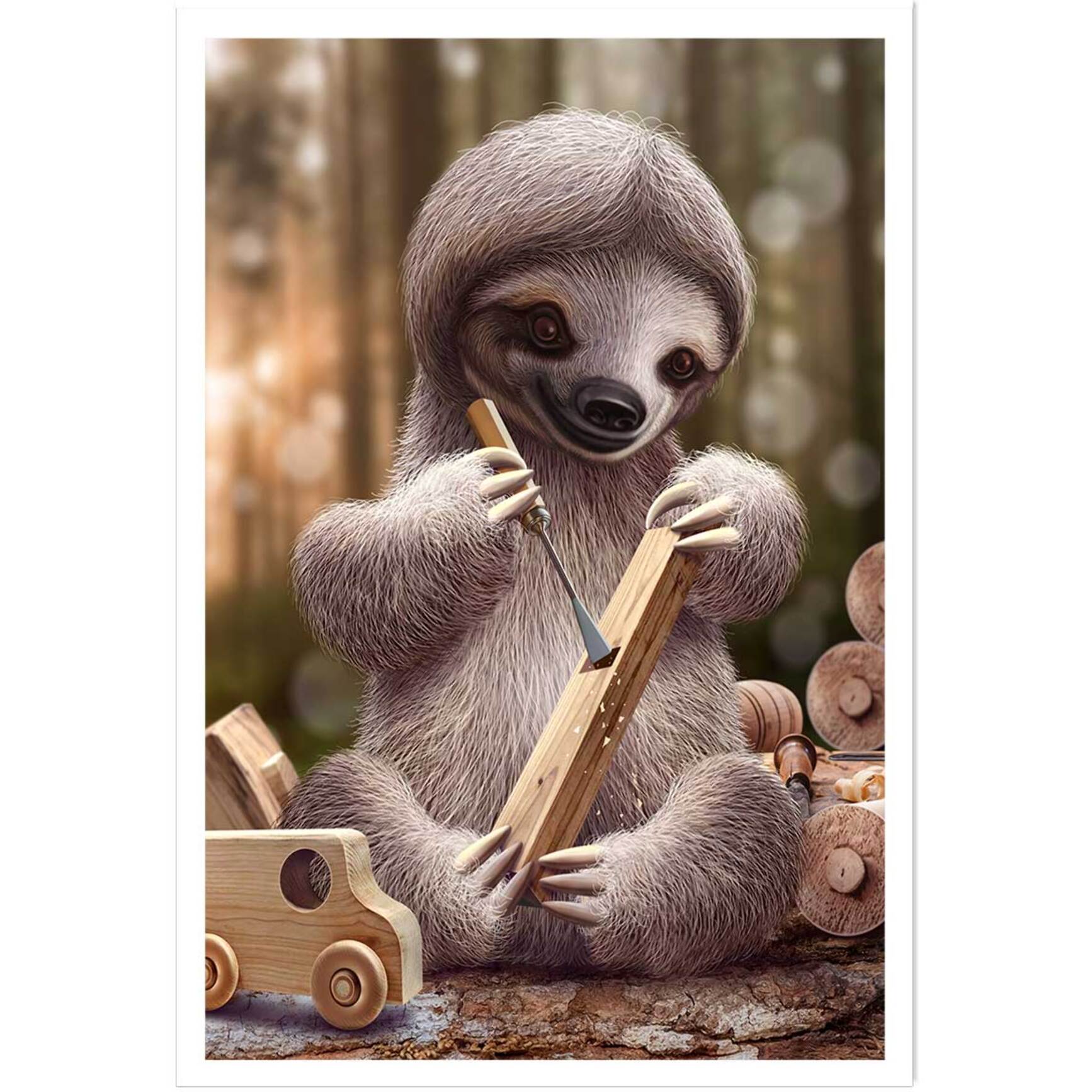 Affiche enfant spareth le fabricant de jouets  Affiche seule