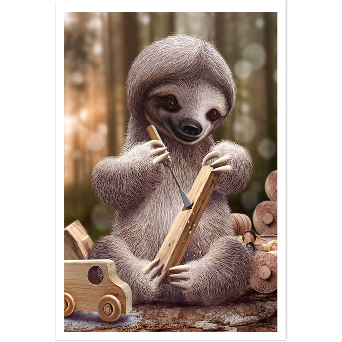 Affiche enfant spareth le fabricant de jouets  Affiche seule