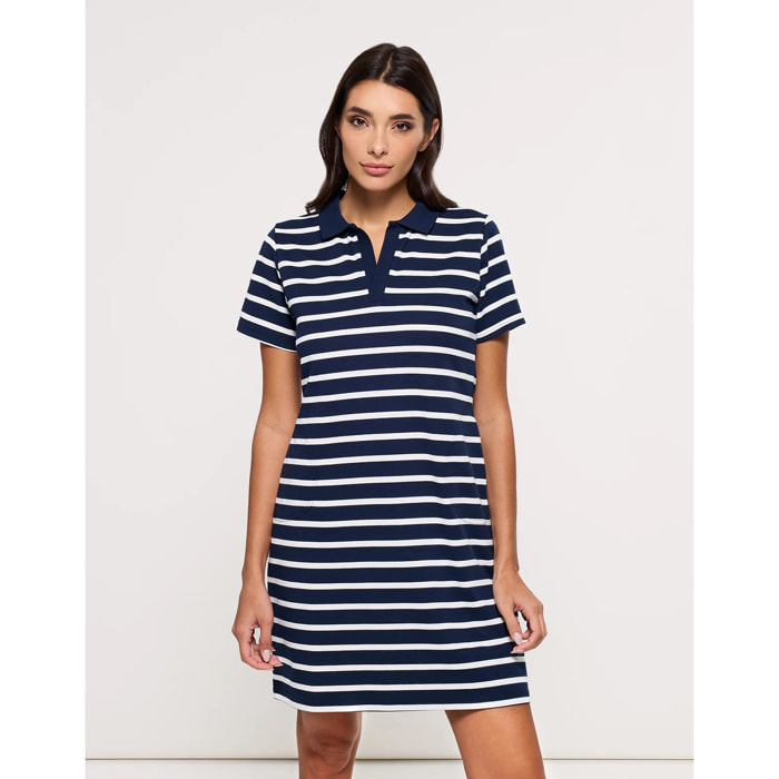 Vestido corto Azul Marino - Marinu