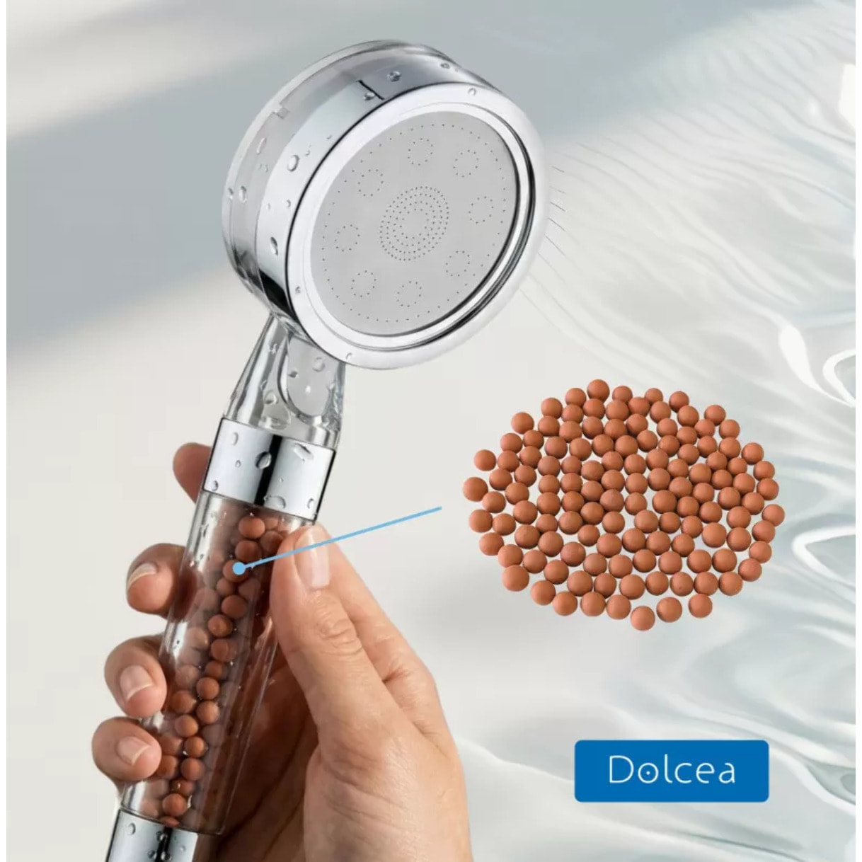 Dolcea – Pommeau de douche filtrant haute pression