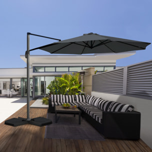 Parasol Sombra 360° rond Ø3m + housse