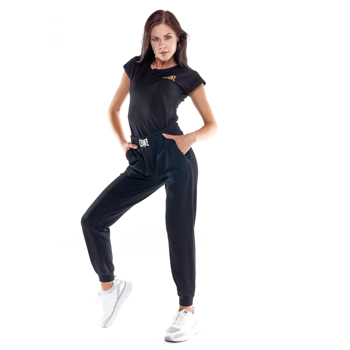 Pantaloni in felpa da donna con polsini Comfort Zone