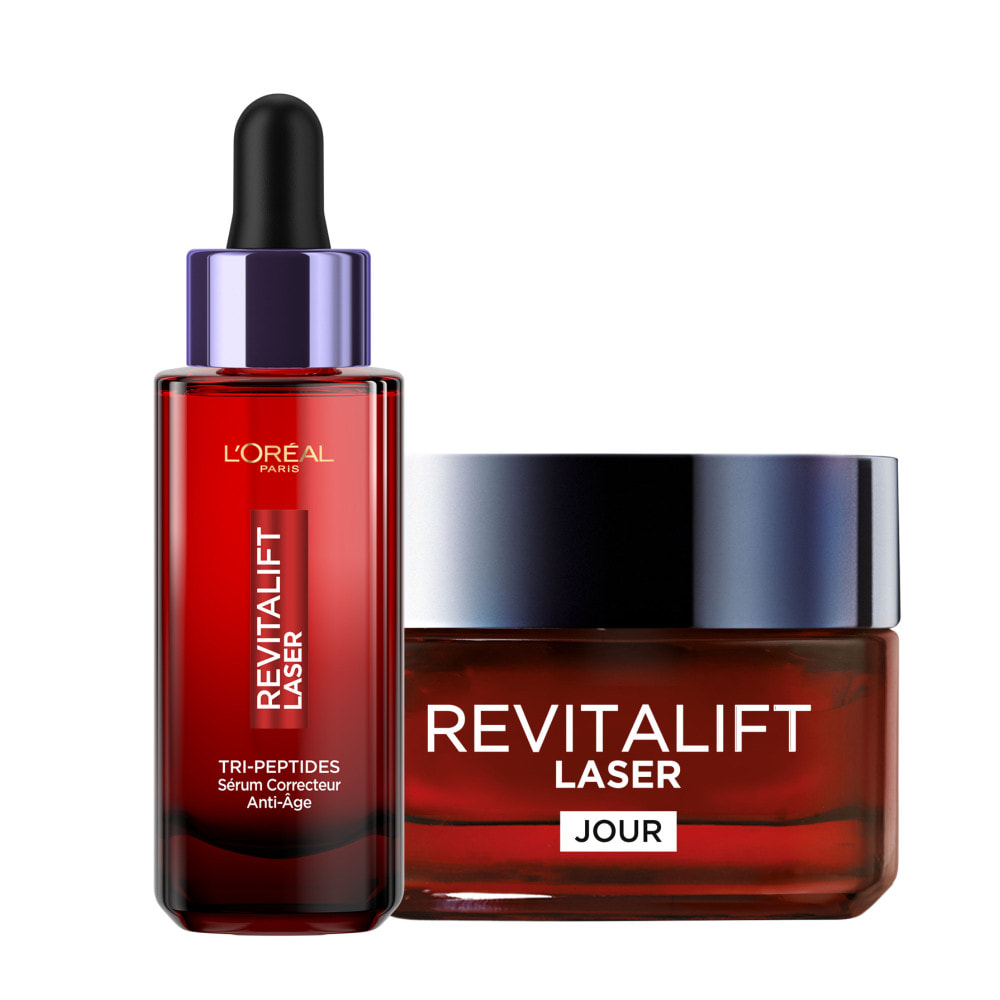 L'Oréal Paris Routine Soin Revitalift Laser Soin Anti-âge 50ml + L'Oréal Paris Revitalift Laser Sérum Correcteur Anti-Âge Tri-Pe
