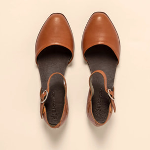 Sandalias ND54 SOFT NAPPA CUERO/STELLA color Cuero