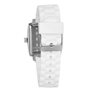 Reloj Justina 21971B Unisex Analogico Cuarzo con Correa de Caucho