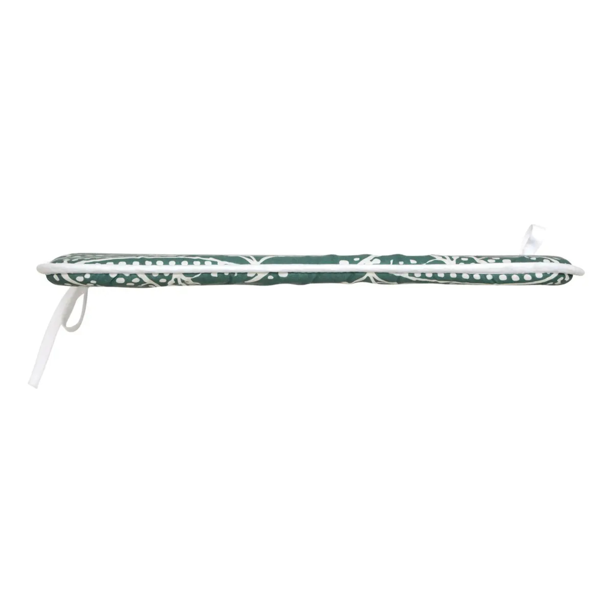 Galette de chaise Tropical 39x39cm imprimée vert foncé