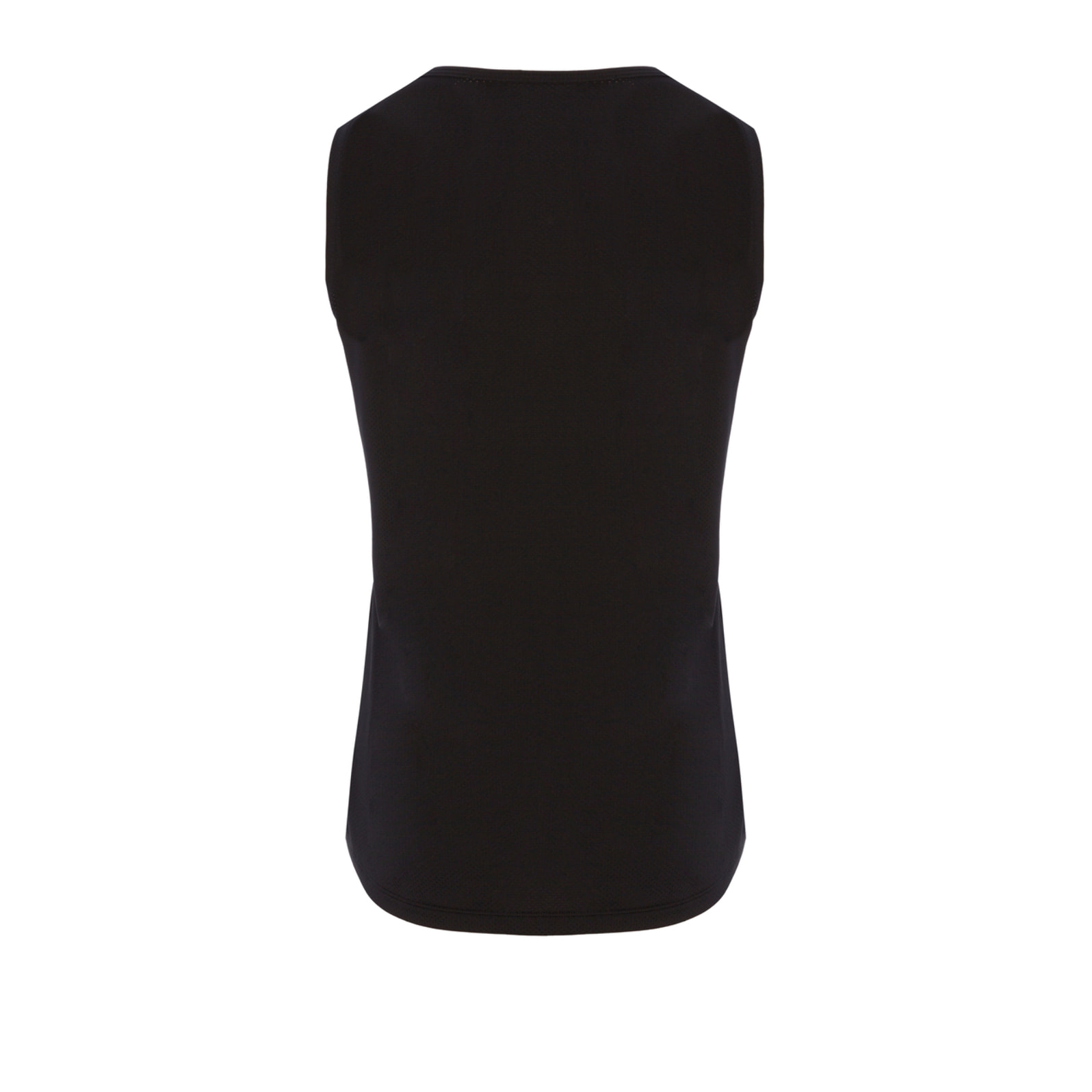 CAMISETA RUNNING SLIM MUJER SIN MANGAS BLUEBALL EN NEGRO CON LINEAS LEONARD