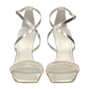 Sandali Donna Tata Italia Argentato