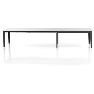 Tomasucci Grande table extensible en marbre blanc