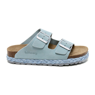 SANDALO CON ZEPPA BILLOWY BLU
