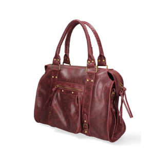 Borsa a spalla da donna - Modello Elara - Vera pelle - 41.0 x 28.0 x 13.0 cm