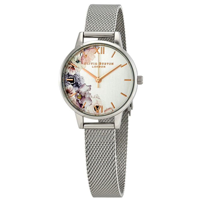 Reloj Olivia Burton OB16PP37 Mujer Analogico Cuarzo con Correa de Acero inoxidable