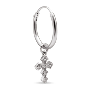 Orecchino Cross  in Argento