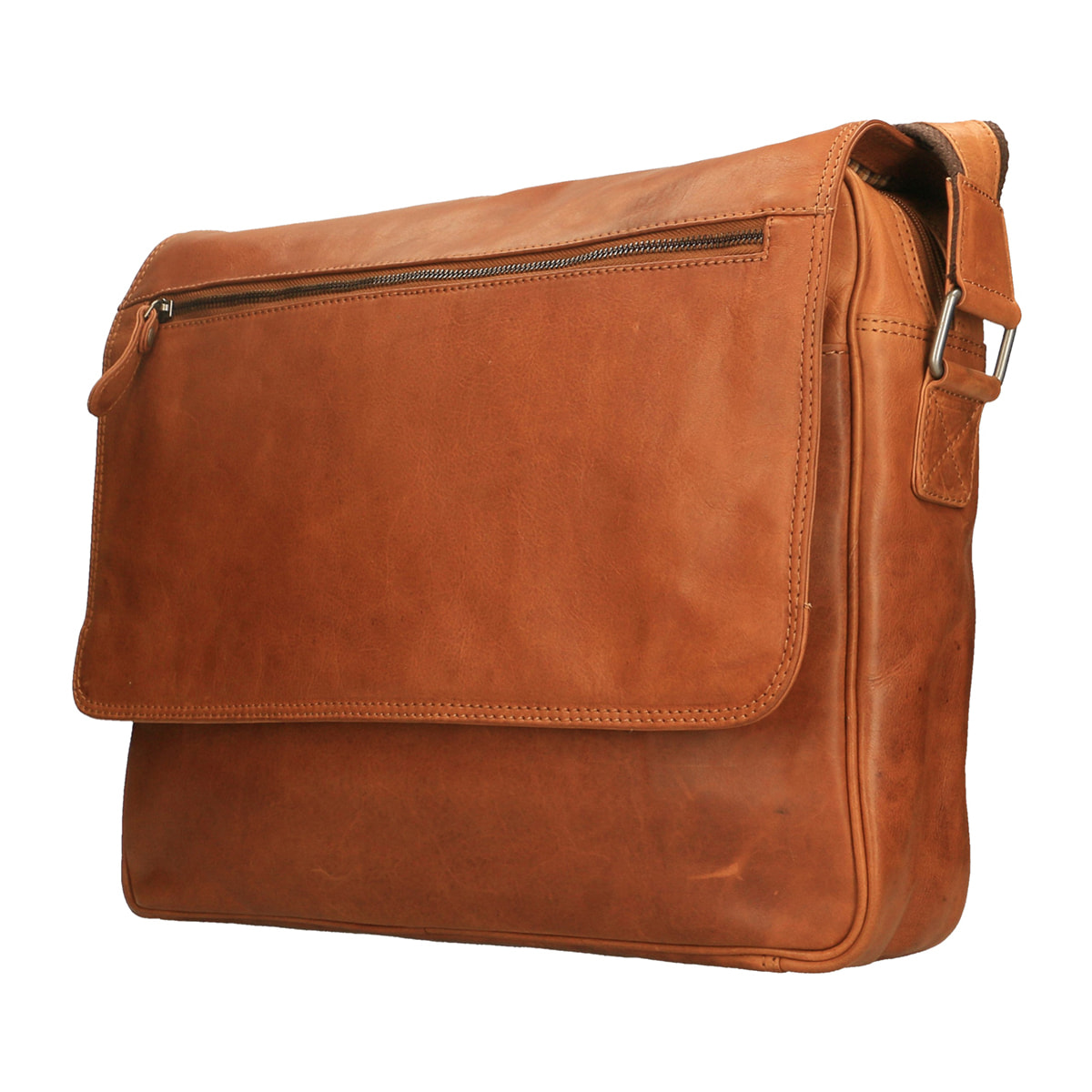 Borsa a tracolla  da uomo In Vera pelle Made in Italy xx cm