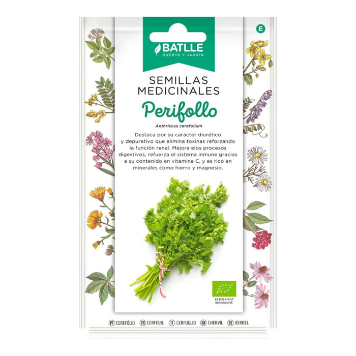 Semillas de Perifollo ecológicas Batlle