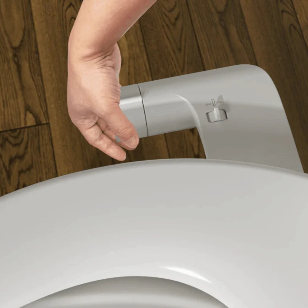 Bidet universel pour abattant de WC, blanc (EASYBIDET)