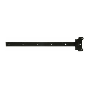 Penture festonnée bout carré fer de 30x3,5 mm époxy noir lg 600 mm - TIRARD BURGAUD - 951140