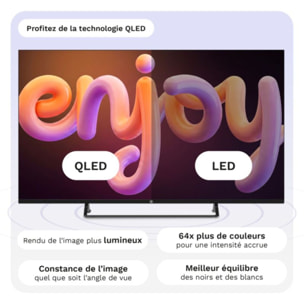 TV QLED ESSENTIELB 50QLED307 50" (126 cm) 4K - Smart TV