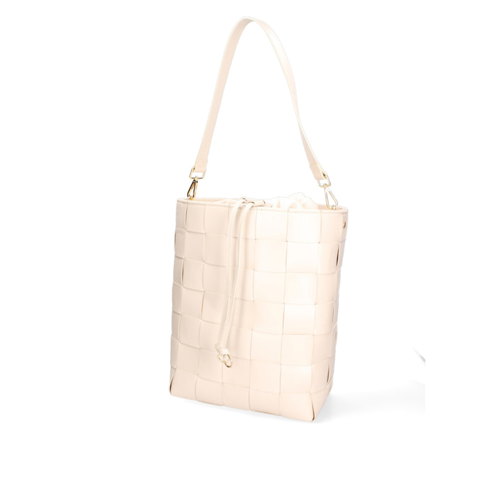 Borsa a spalla da donna - Modello Ivoire - Vera pelle - 27.0 x 34.0 x 14.0 cm