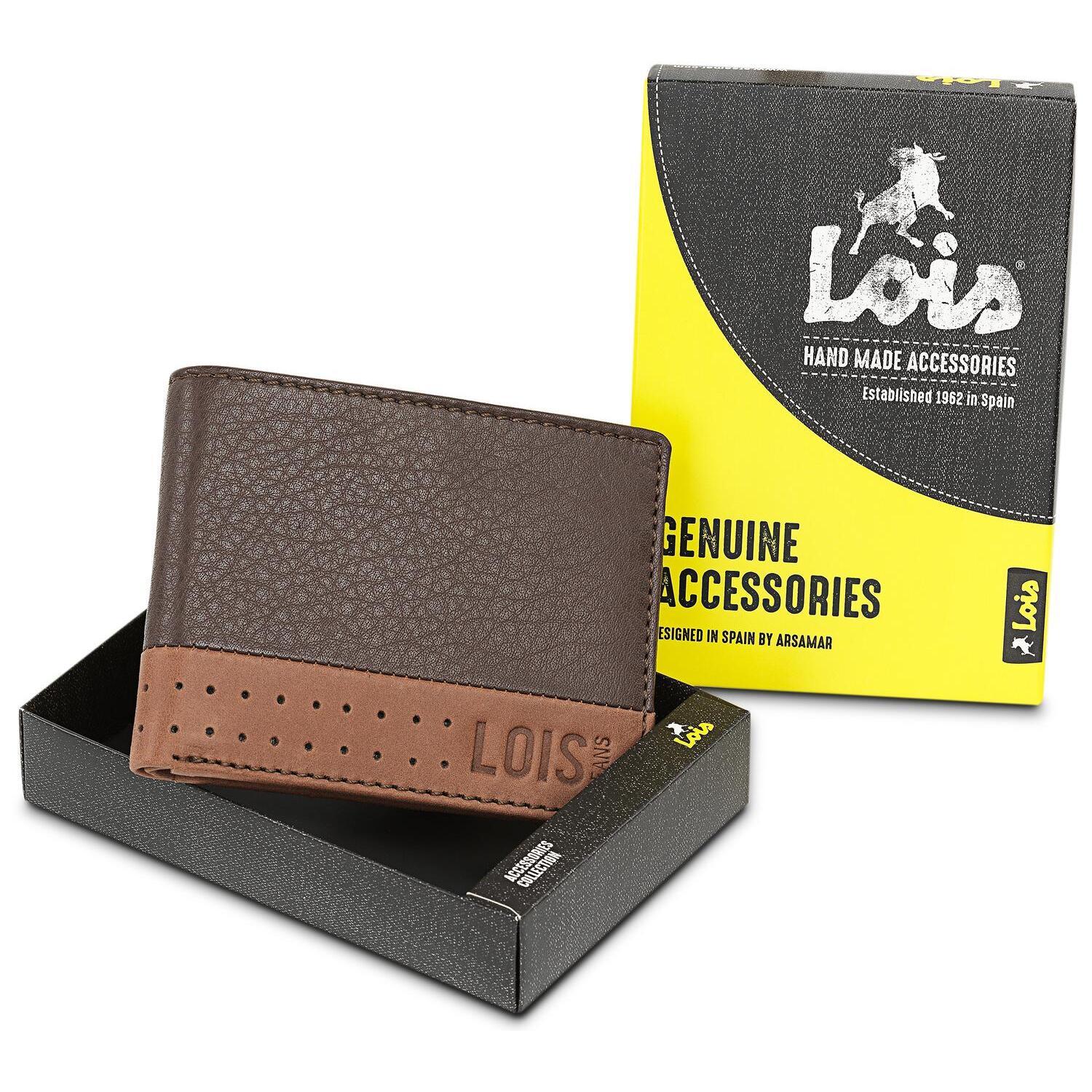 Cartera Hombre Piel Lois Durham Marron-Tan