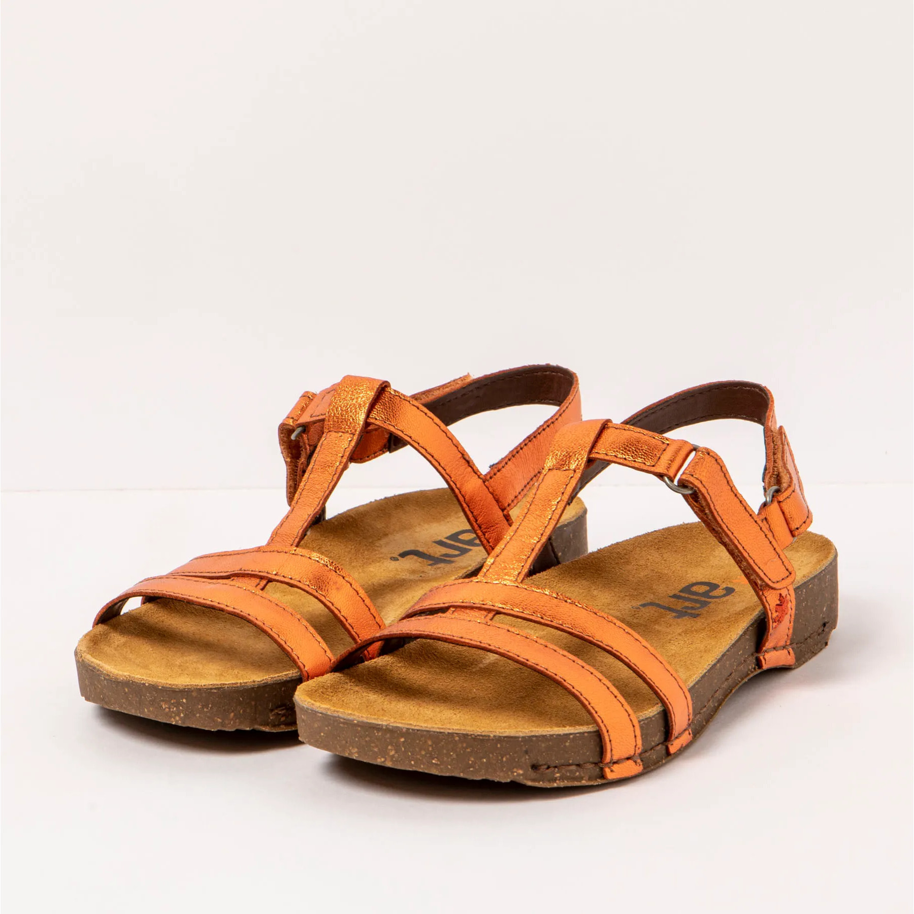 Sandalias 0946S METALIZADO ORANGE/ I BREATHE color Orange