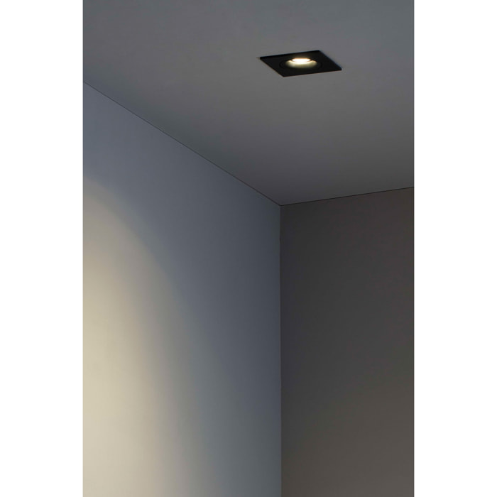 ARGÓN SQ Lampe encastrable noire