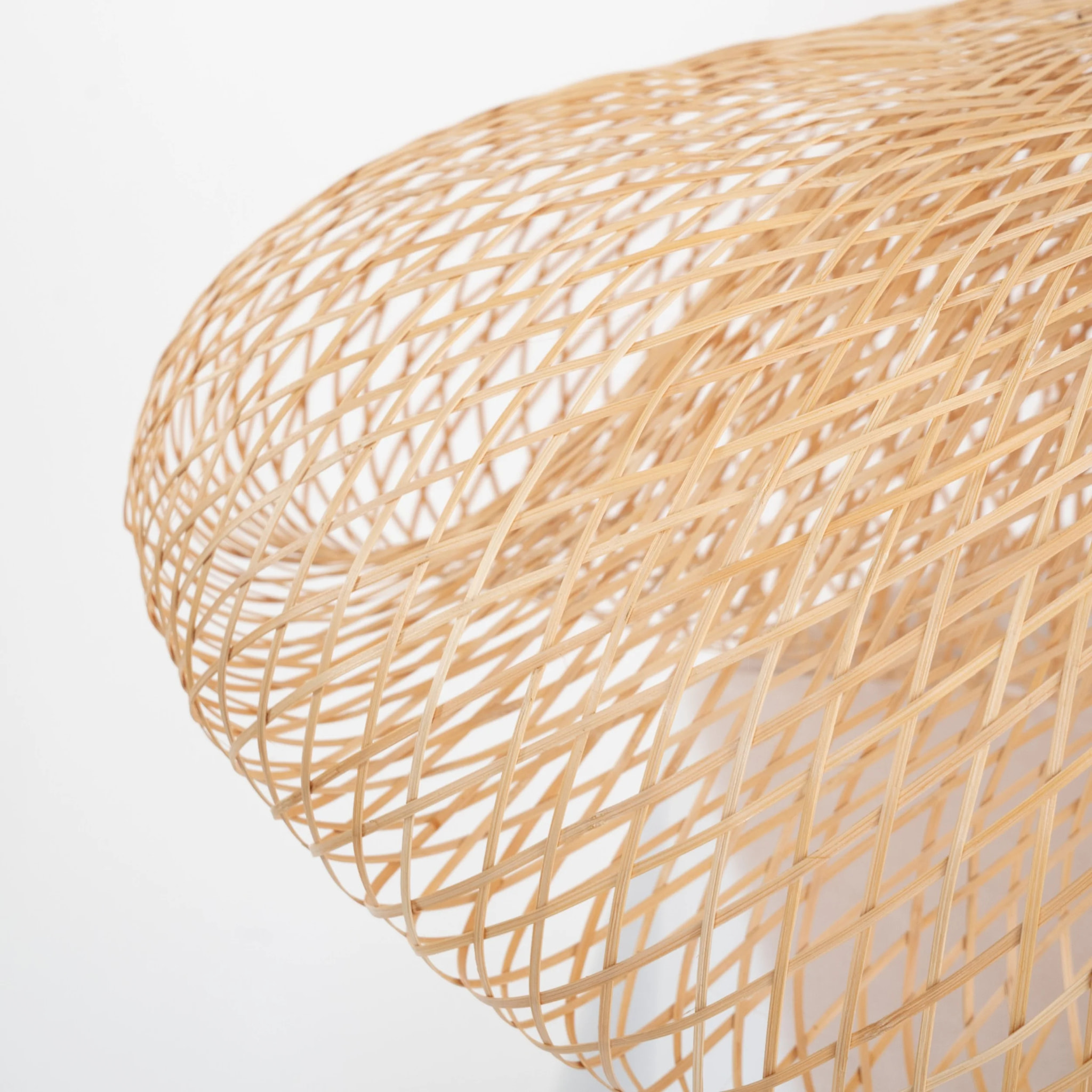 Suspension en bambou naturel D88 cm - Anya