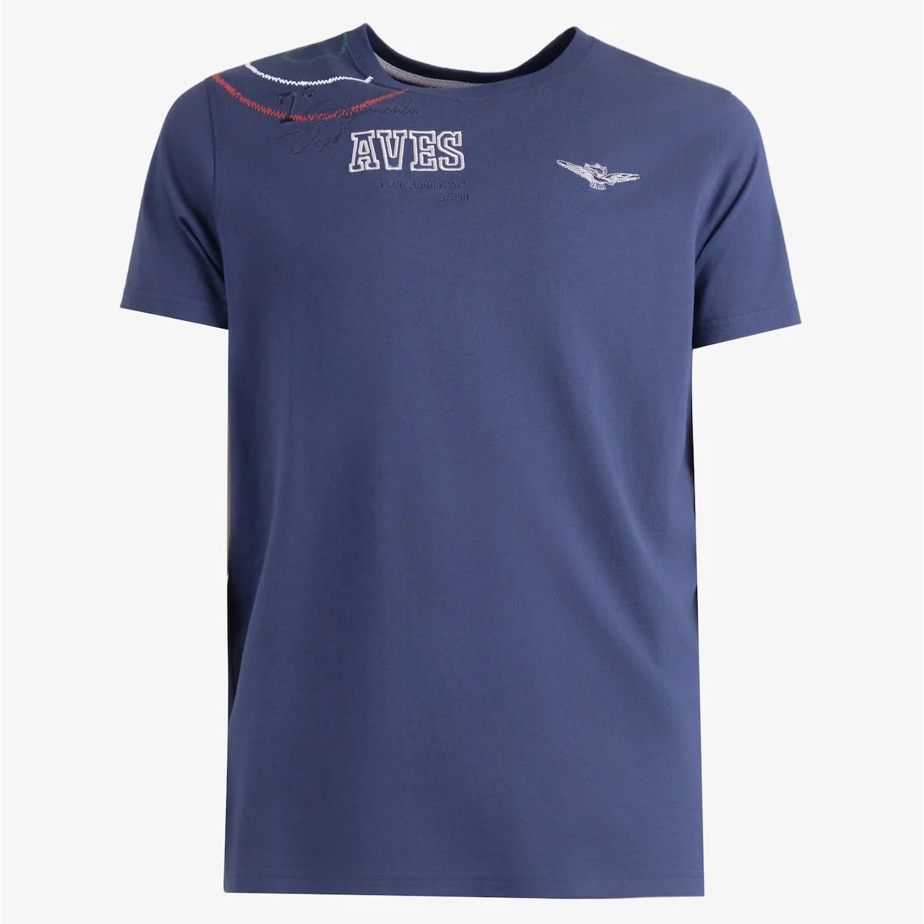 T-shirt Esercito blu in cotone uomo