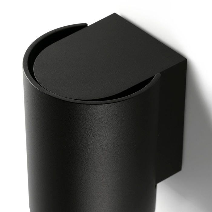 KOV 1L Lampe applique ronde noire 2700K 34°