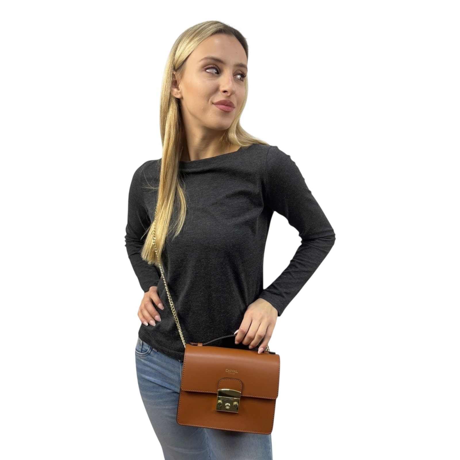 Bolso Cruzado Cheval Firenze Isabella Cuero