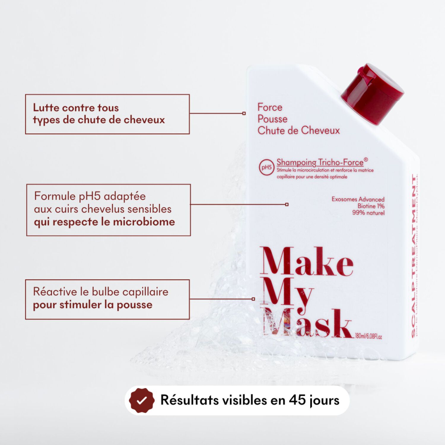PH5 Tricho-Force - Shampoing Anti-Chute 200 ml