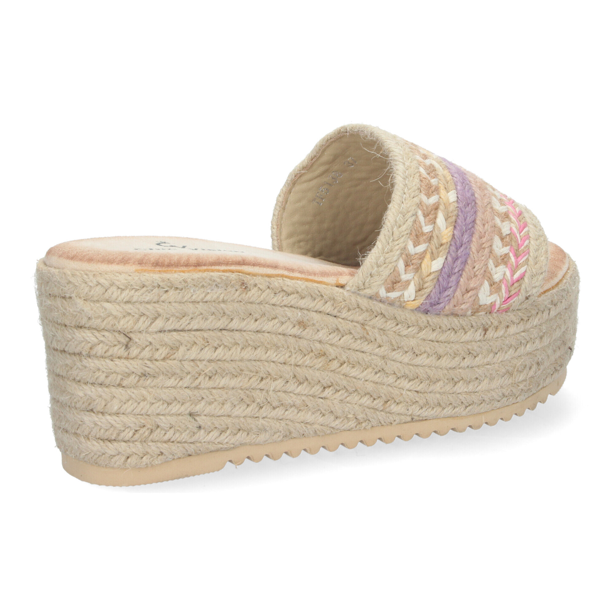 Sandalias de Plataforma de Yute para Mujer