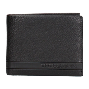 Portafoglio uomo in vera pelle - Modello Erevan Prime - Casual - 9.5 x 12.0 x 2.0 cm