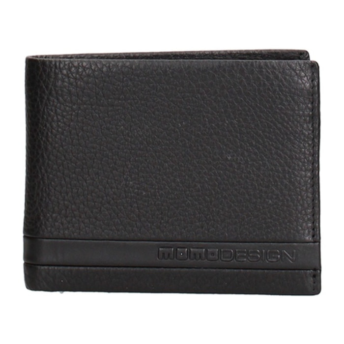 Portafoglio uomo in vera pelle - Modello Erevan Prime - Casual - 9.5 x 12.0 x 2.0 cm