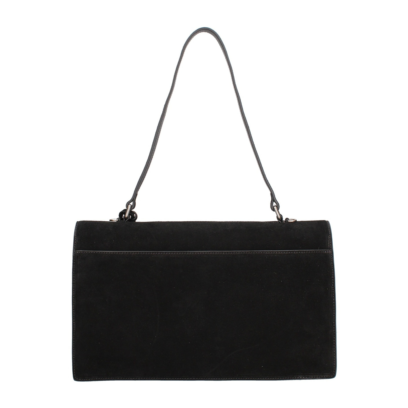 Borsa a spalla da donna Made in Italy - Lavinia Chic - Pelle Scamosciata - 34.5 x 21.0 x 10.0 cm