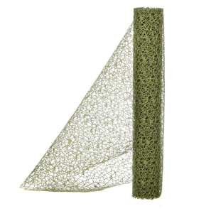 Ragnatela 50 Cm 5 Mt - Pezzi 6 - 500X50X0,1cm - Colore: Verde - Bianchi Dino - Decorazioni Varie