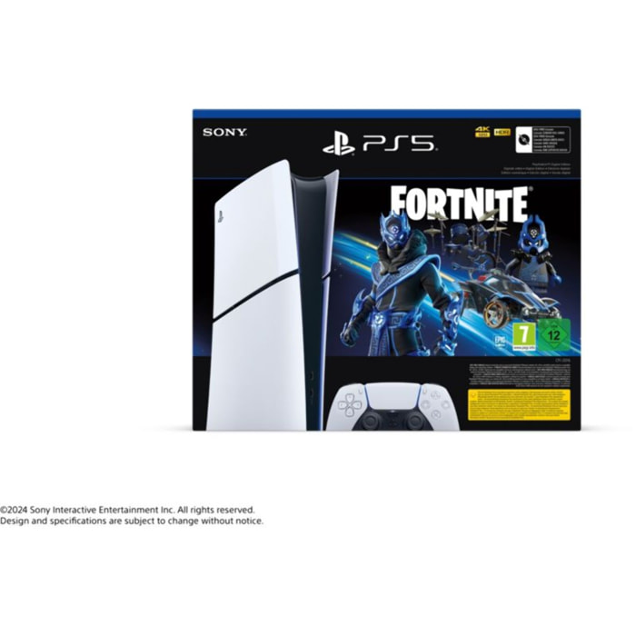 Console SONY PS5 Slim Digital + Fortnite Cobalt Star