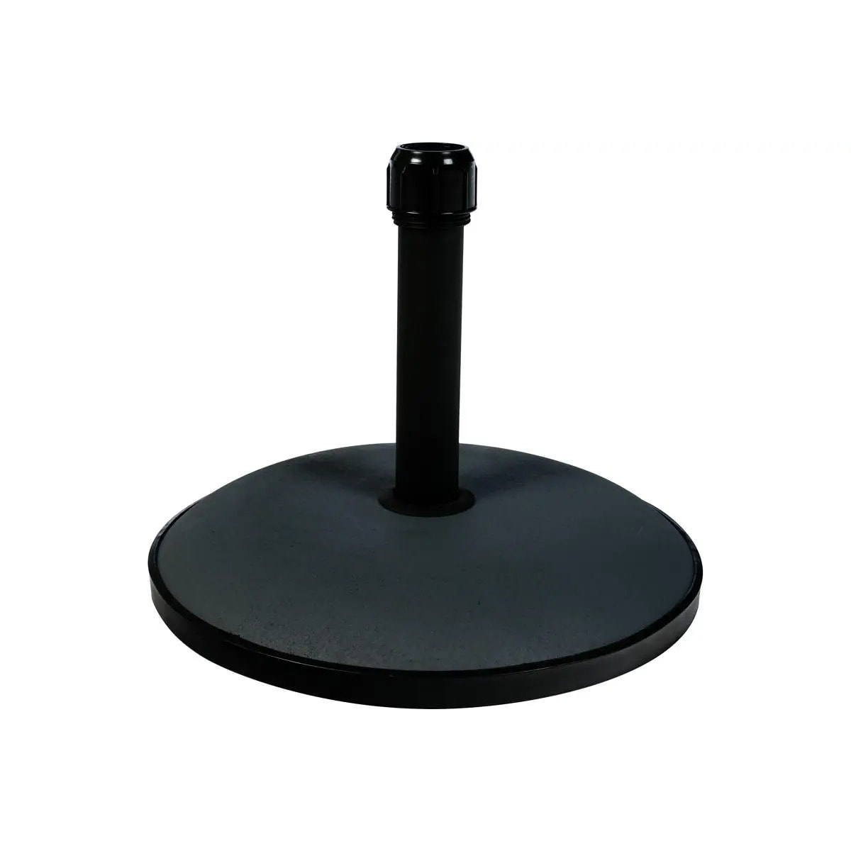 Pied de parasol rond Noir