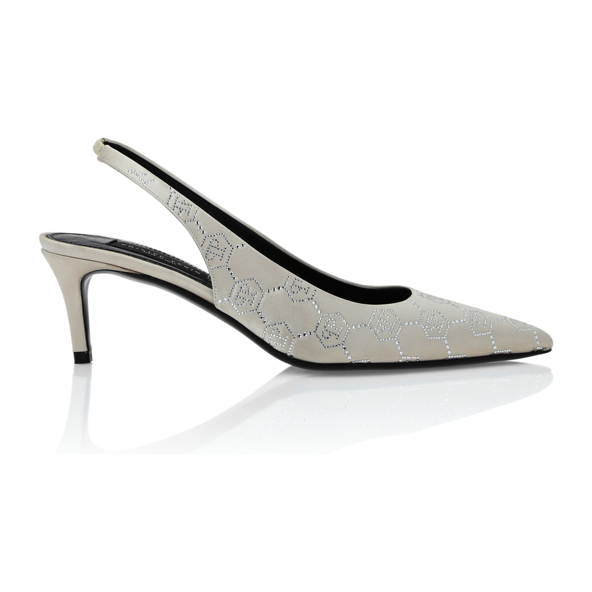 PHILIPP PLEIN Scarpe slingback MONOGRAM