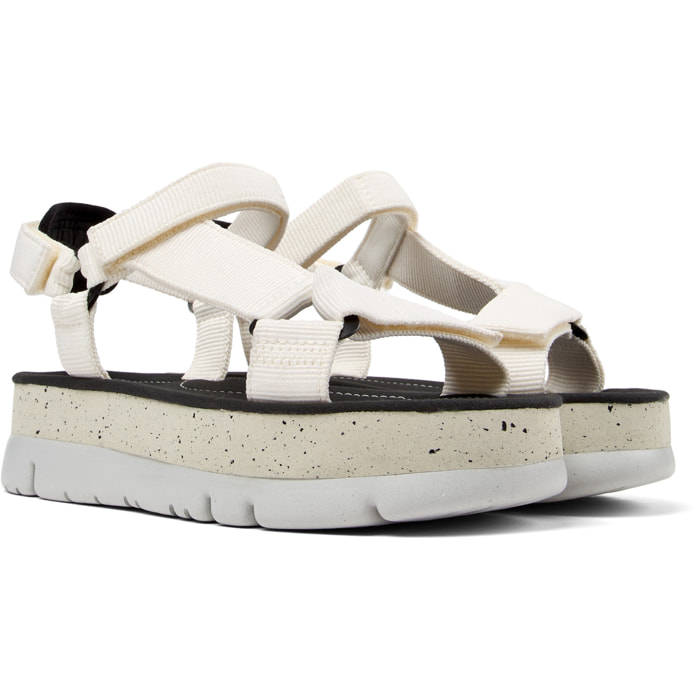 Sandalias - CAMPER Oruga Up - Blanco - Tejido