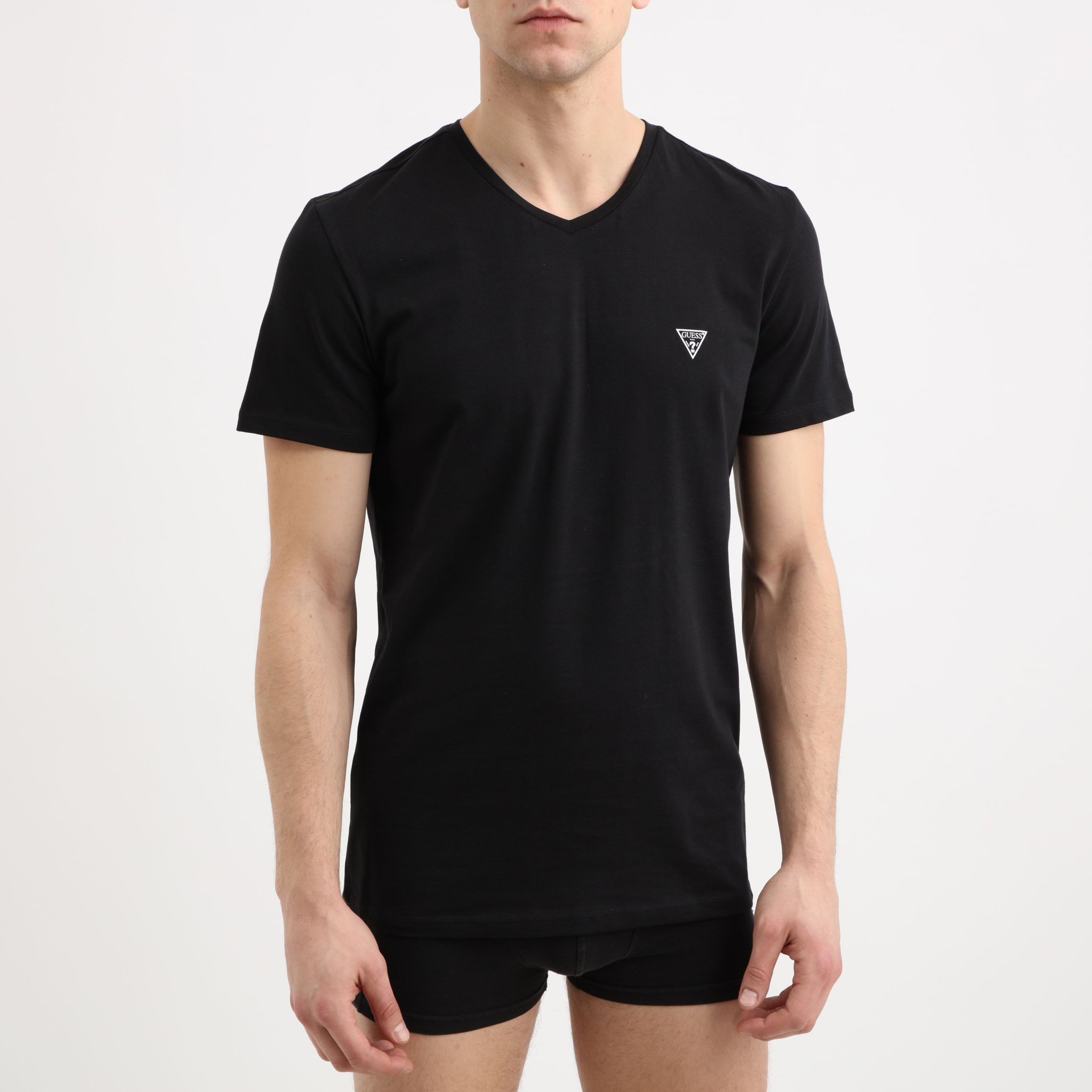 T-shirt Caleb - logo - coton bio - noir