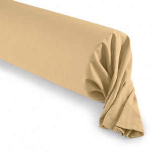 Taie de traversin Taupe 45 x 185 cm / 100% Coton / 57 fils/cm²