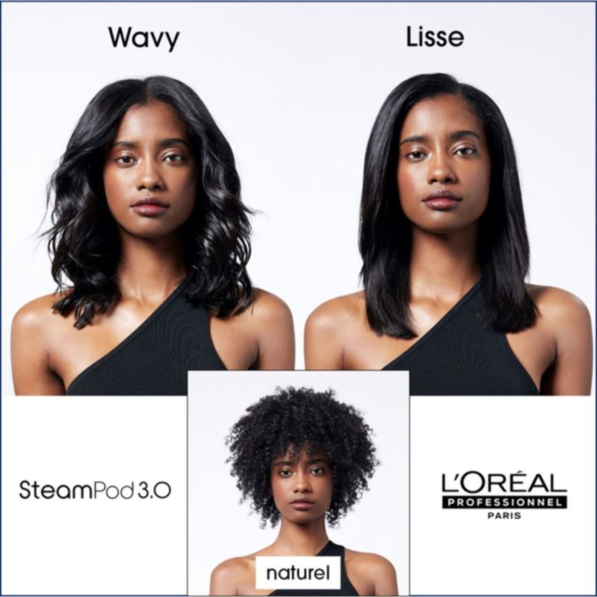 Lisseur vapeur L'OREAL PRO Steampod 3 blanc