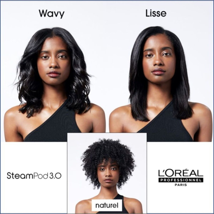 Lisseur vapeur L'OREAL PRO Steampod 3 blanc