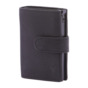 Portafoglio  da uomo In Vera pelle Made in Italy 7,5x10x2,5 cm