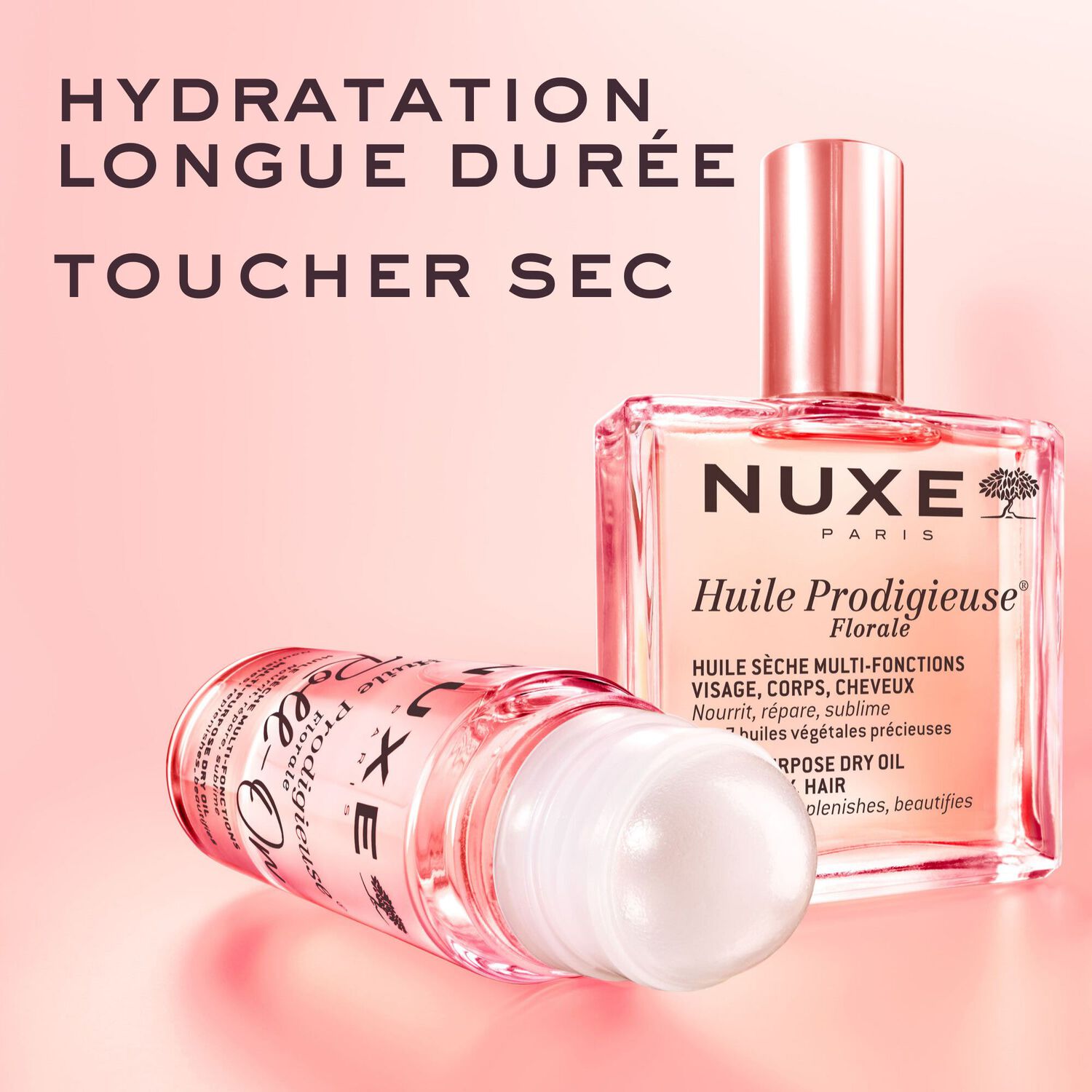Huile Prodigieuse Florale - Roll-On Huile Sèche Multi-Fonctions 60ml