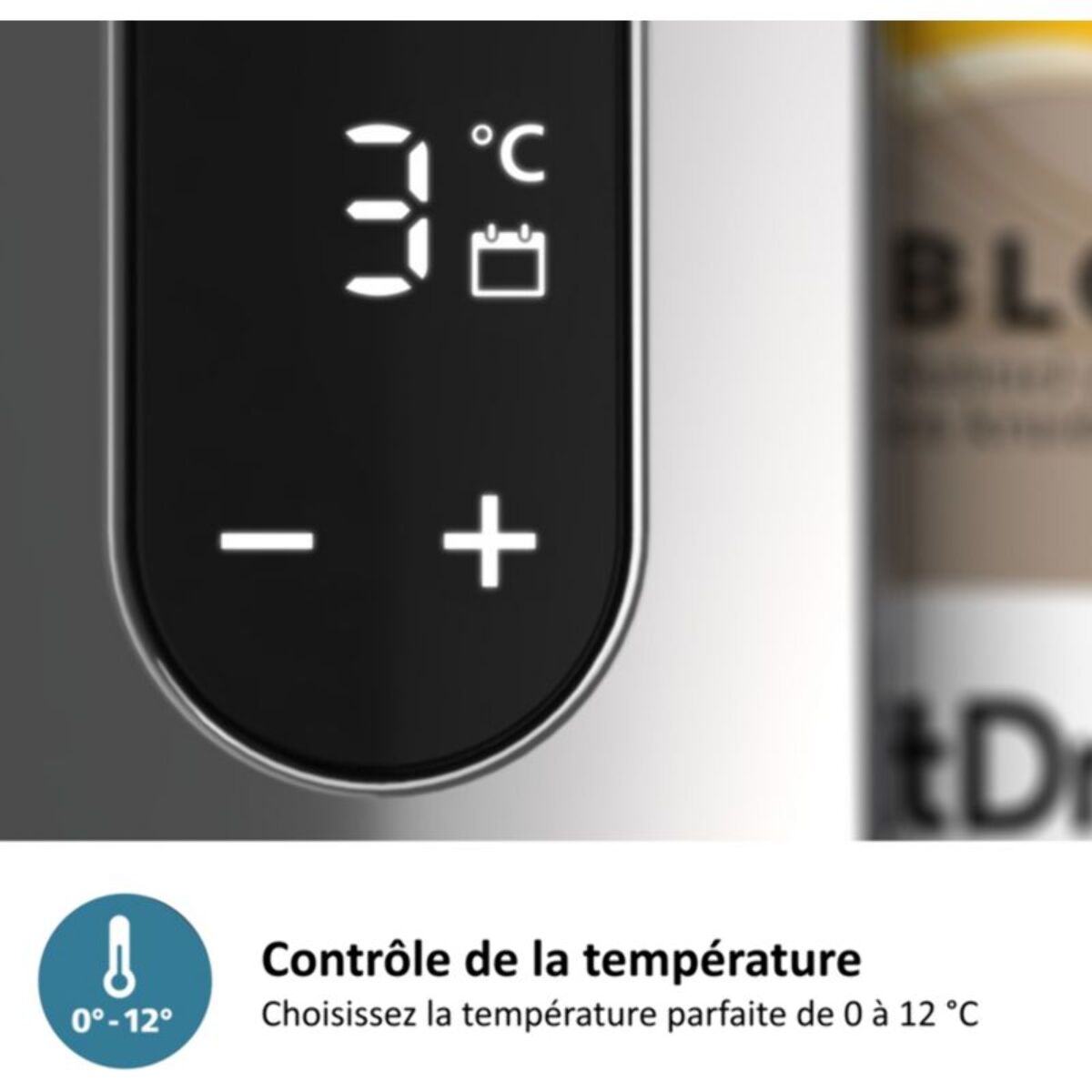 Tireuse à bière PHILIPS HD3770/90 Perfect Draft Série 7000 affichage LED, Inox, 6L